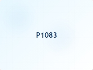 Meaning of Code P1083 Explained