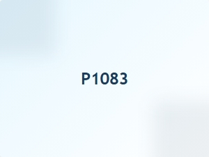 Meaning of Code P1083 and How to Fix It